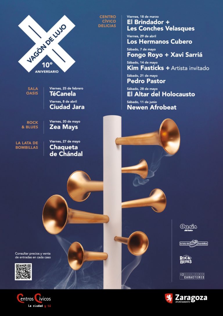 El ciclo de música Vagón de Lujo celebra su X aniversario con once conciertos repartidos en cuatro salas