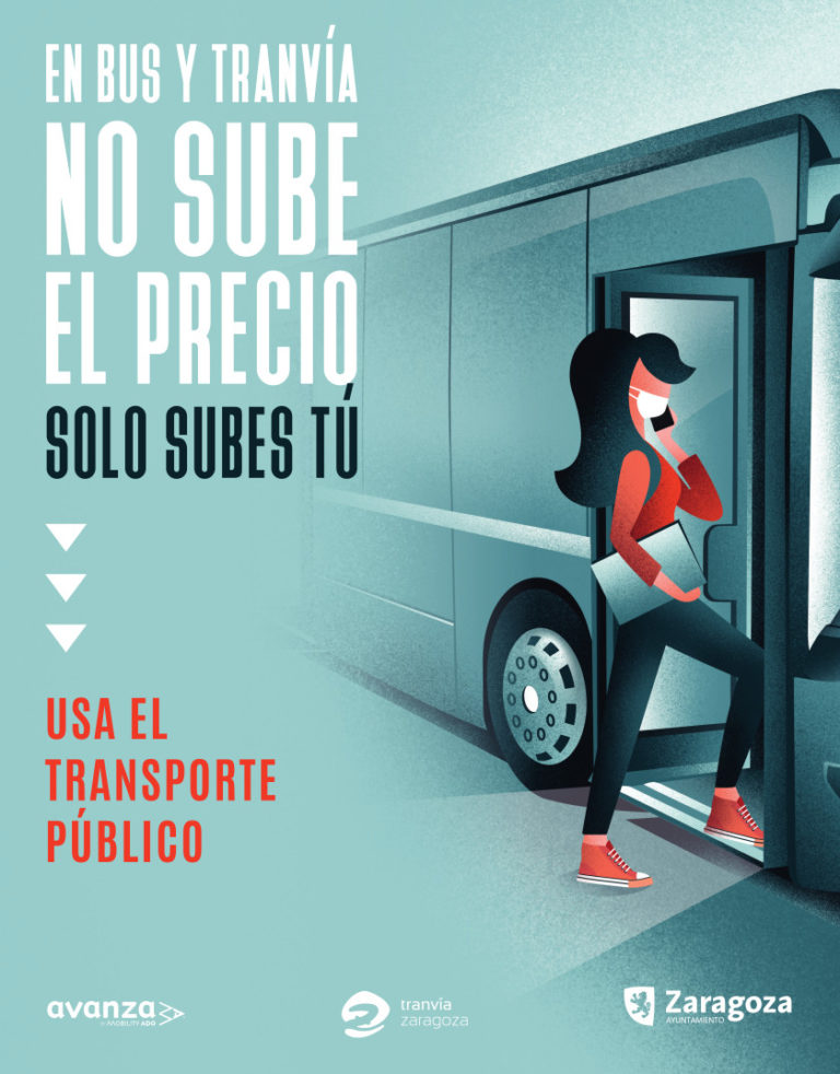 “En bus y tranvía no sube el precio: sólo subes tú”