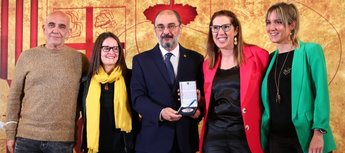 El Gobierno de Aragón celebra San Jorge en Teruel, donde el centro de educación especial Gloria Fuertes recibe la Medalla al mérito