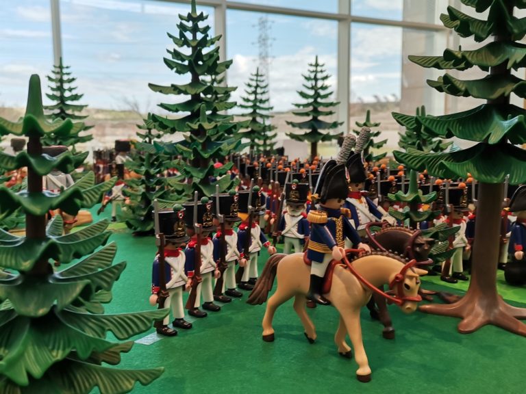 El Museo Aquagraria, de Ejea de los Caballeros, acoge una muestra con 20.000 piezas de Playmobil