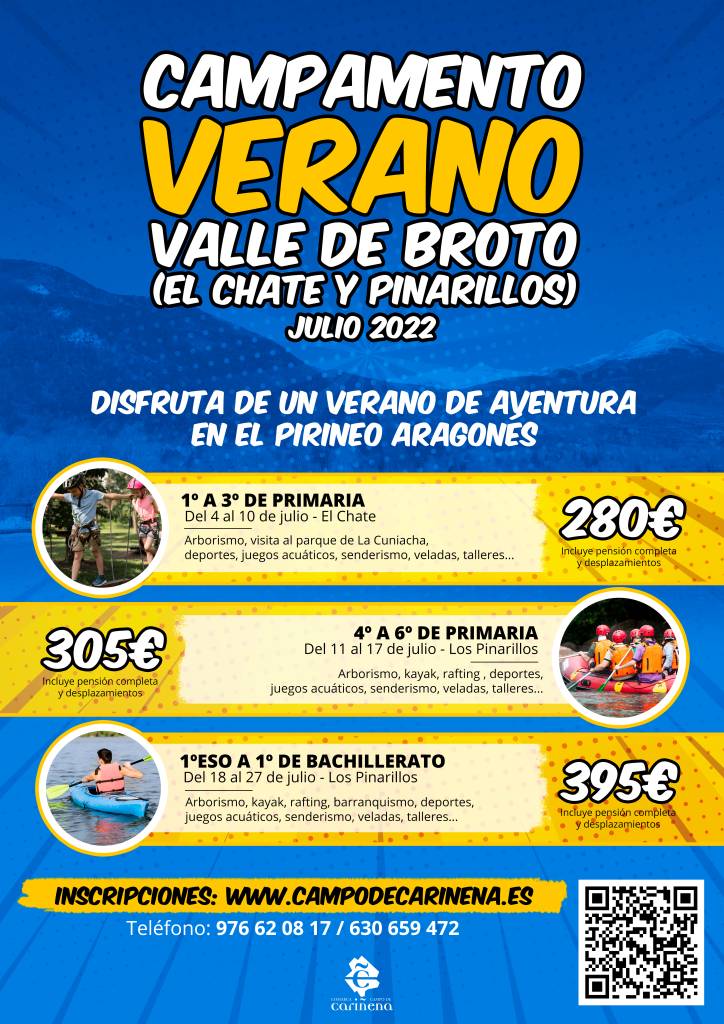 La Comarca del Campo de Cariñena propone campamentos al pirineo aragonés