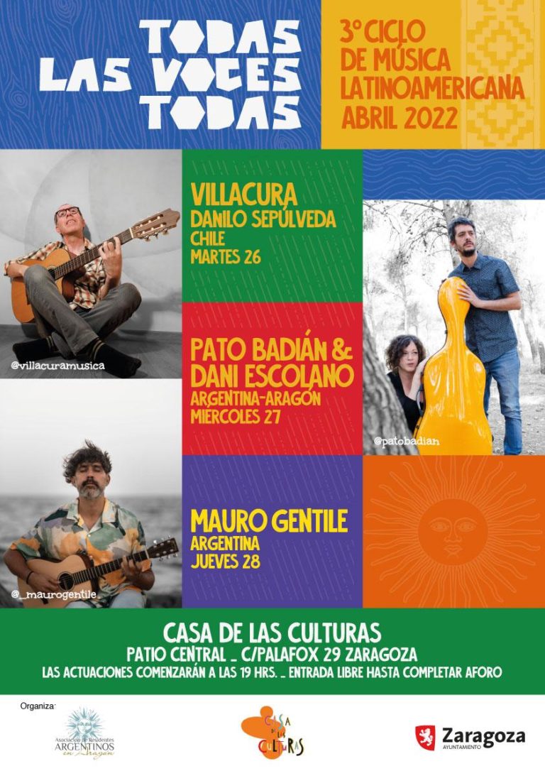 La Casa de las Culturas celebra esta semana un ciclo de música popular latinoamericana