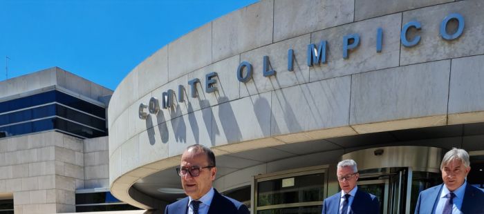 Felipe Faci sale sin acuerdo olimpico de la reunón con  el presidente del COE