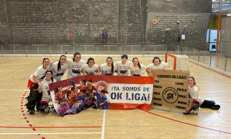 Aragón ya cuenta con equipo femenino en la máxima categoría de hockey sobre patines tras el ascenso del Club Patín Esneca Fraga