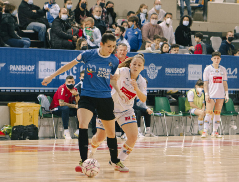 Antía, jugadora de Sala Zaragoza: «Vamos a intentar dar un golpe encima de la mesa ganando el sábado»