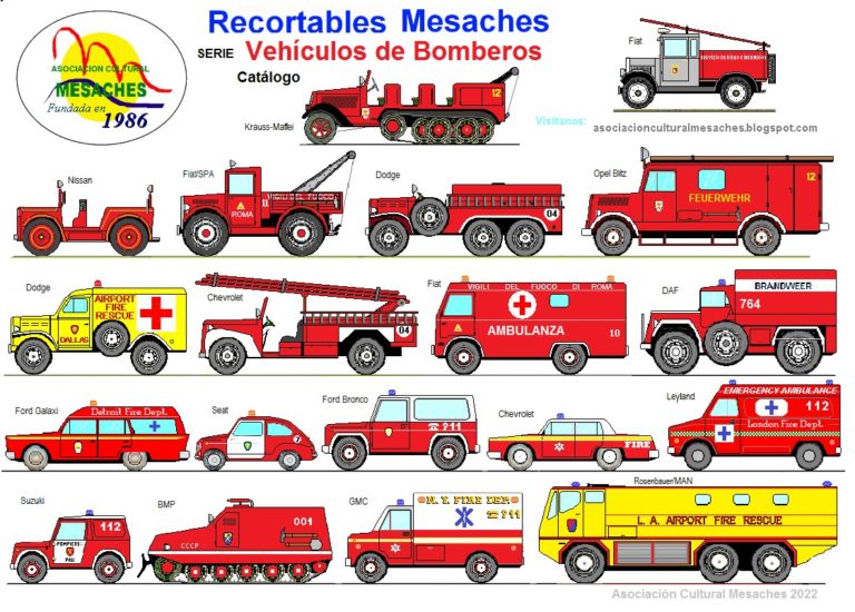 El Museo del Fuego abre una exposición de recortables de vehículos de Bomberos