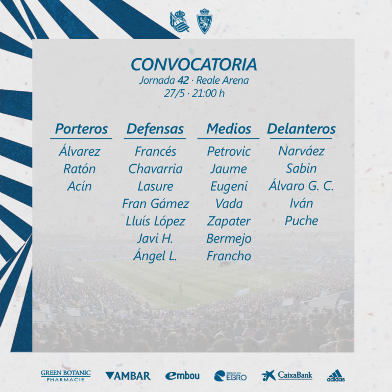 Última convocatoria de Juan Ignacio Martínez