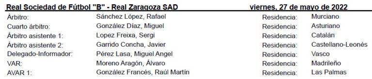 Sánchez López se encargará del último encuentro del Zaragoza
