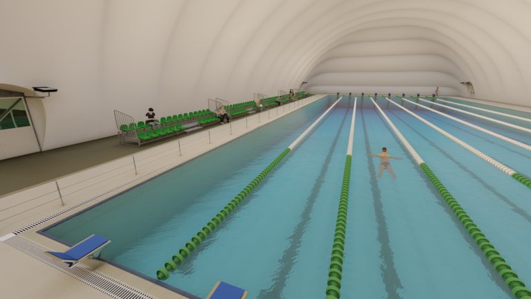 El Olivar presenta su proyecto de cubrimiento y climatización de su Piscina Olímpica