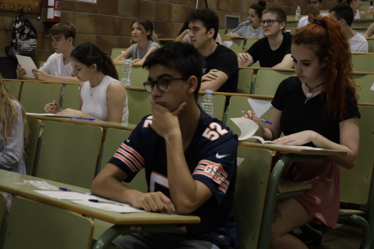 6.481 estudiantes se enfrentan a las pruebas de acceso a la universidad en Aragón