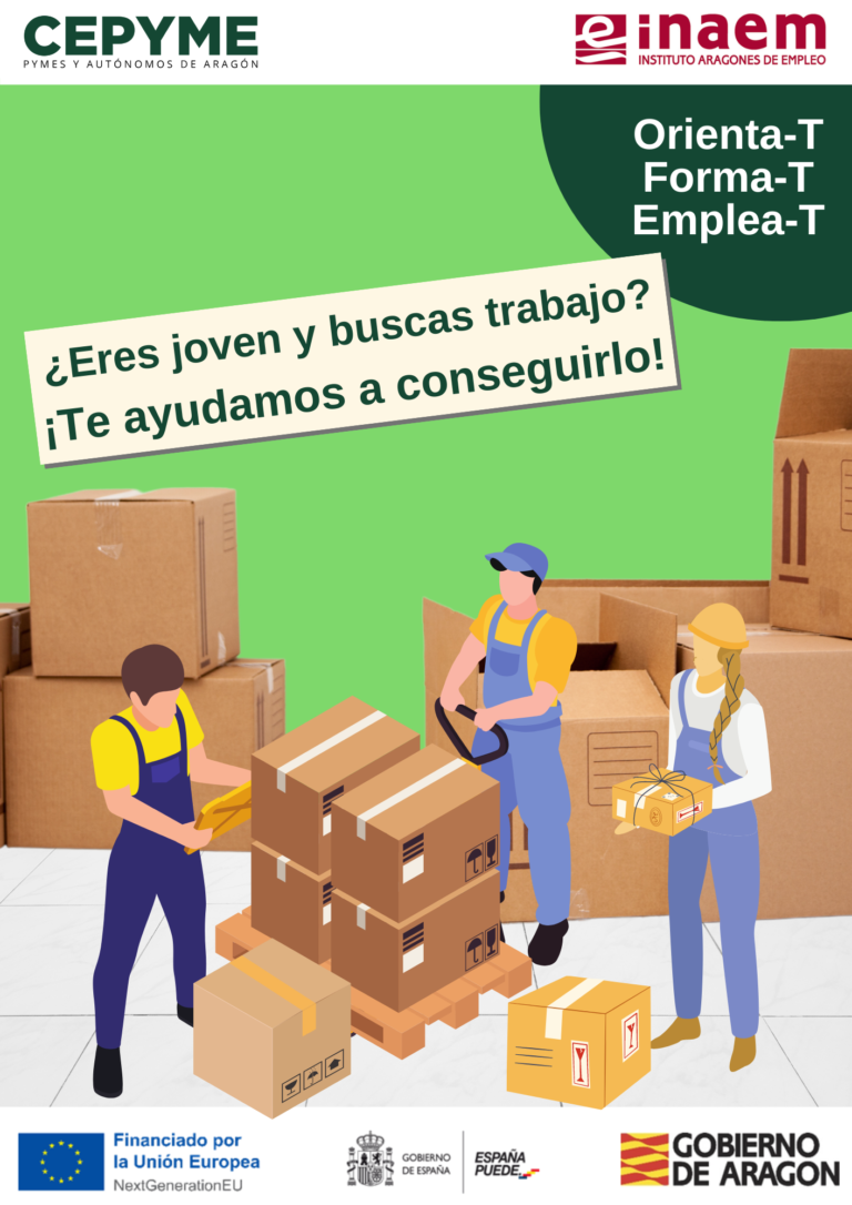 CEPYME Aragón busca jóvenes desempleados y pone en marcha un programa dirigido de orientación al empleo