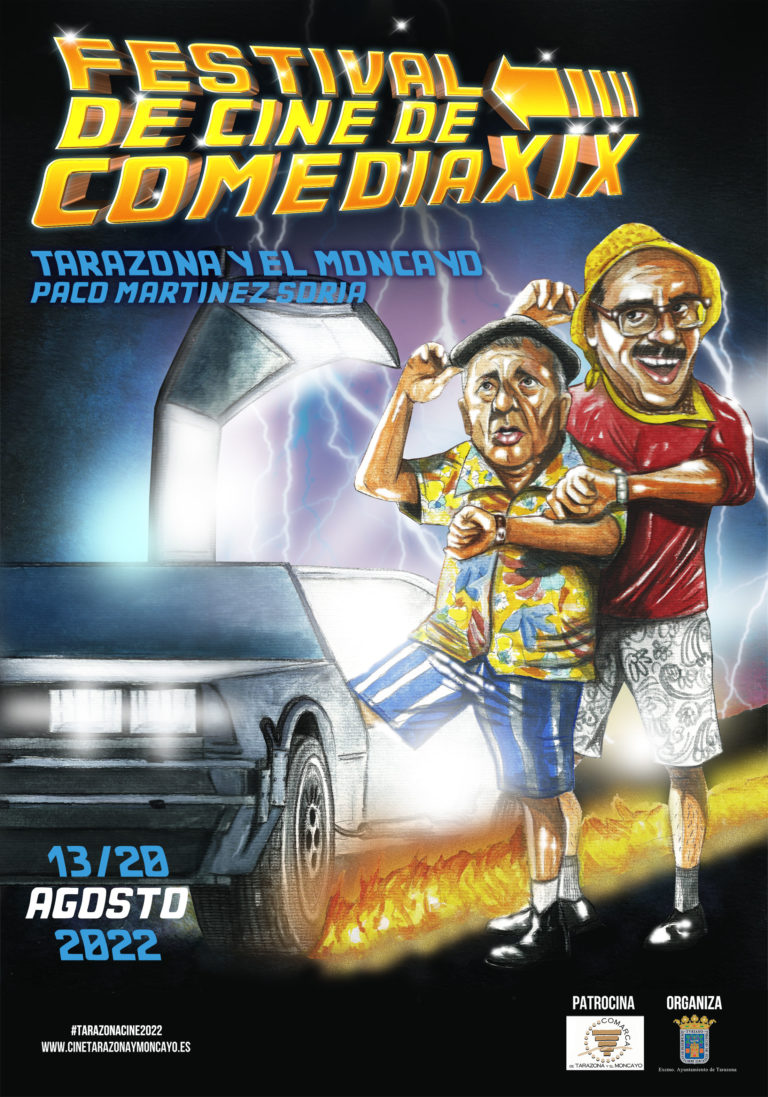 Paco Martínez Soria y José Luis López Vázquez regresan al futuro en el cartel del XIX Festival de Cine de Comedia de Tarazona