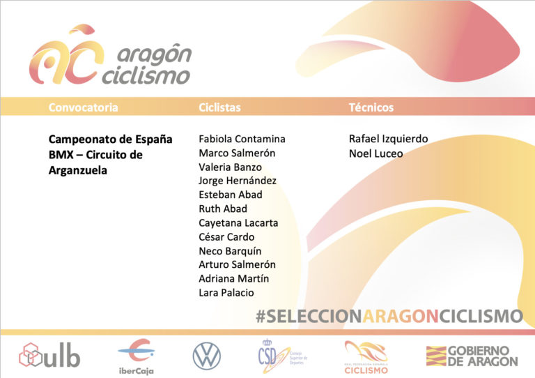 La selección aragonesa de BMX disputa este fin de semana el Campeonato de España en Madrid