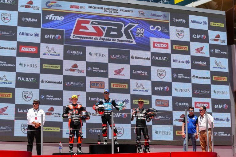 Julián Giral mantiene su tercer puesto en el Campeonato de España Superbike 2022
