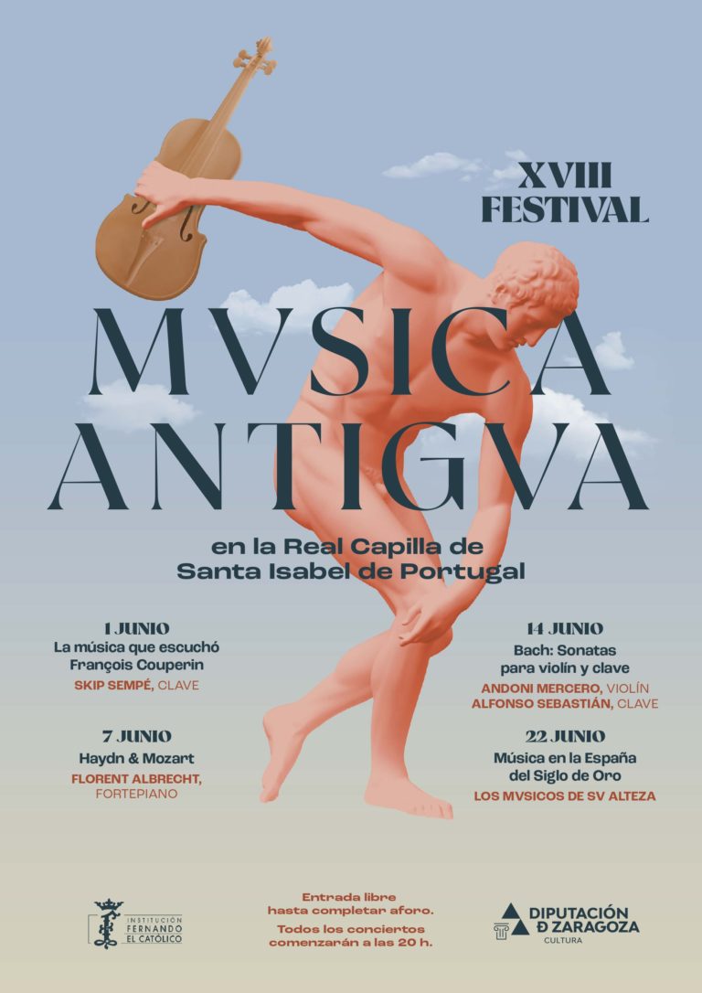 El Festival de Música Antigua en la Real Capilla de Santa Isabel de la DPZ continúa este martes con el concierto de Florent Albrecht