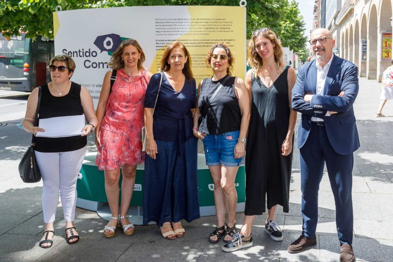 El Paseo Independencia acoge la exposición ‘Sentido Común’ para visibilizar los problemas de baja visión y ceguera