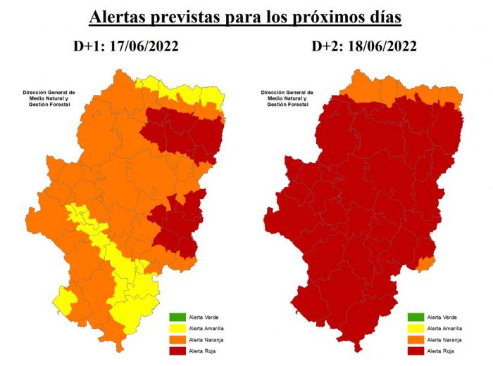 El Gobierno de Aragón pide extremar al máximo la precaución ante el elevado riesgo de incendios forestales