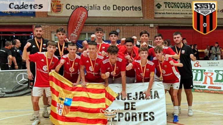 El equipo cadete del Sala 10 consiguió proclamarse Campeón de España tras 20 años desde la primera vez