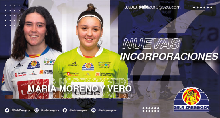 María Moreno y Vero serán parte del primer equipo de Sala Zaragoza