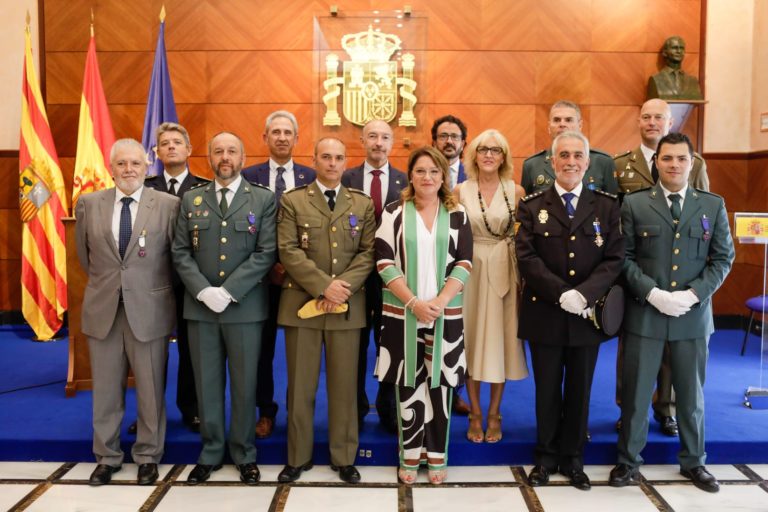 La Delegación del Gobierno en Aragón premia “la valentía y la entrega” en el ámbito de la Protección Civil