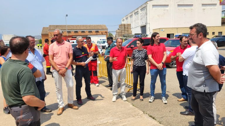 Sánchez Quero pide la declaración de zona catastrófica para los municipios afectados por el gran incendio de Ateca