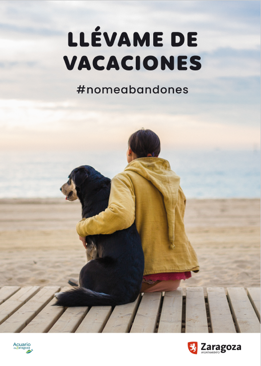 Zaragoza anima a no abandonar a las mascotas durante este verano