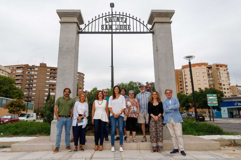 El barrio de San José recuerda su pasado agropecuario con el monumento ‘Puerta Quinta de San José’