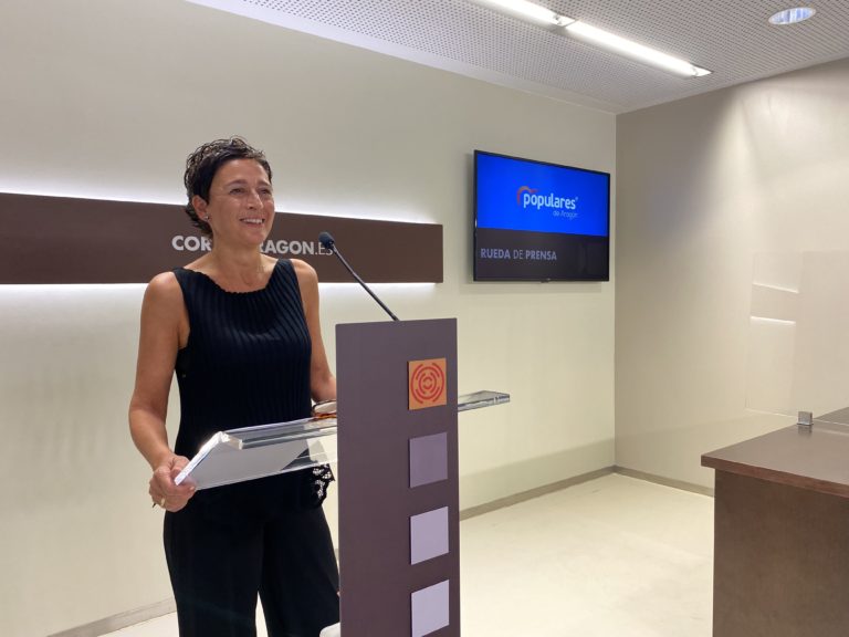 Ana Marín (PP): “Un derecho tan fundamental como la atención sanitaria no merece el trato y los recortes del Gobierno de Lambán”