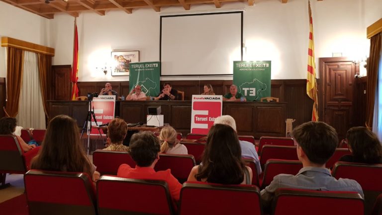 Tras la pandemia, Teruel Existe ha visitado todas las comarcas turolenses con encuentros con los ciudadanos