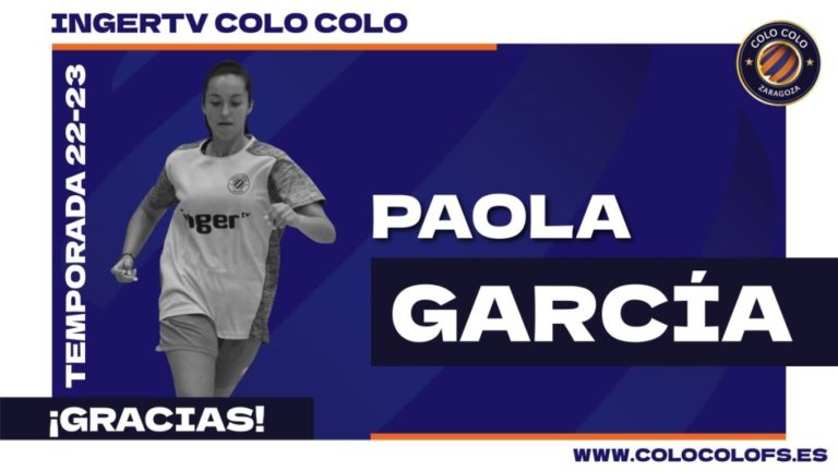 Paola García no continuará en el proyecto de Colo Colo Zaragoza