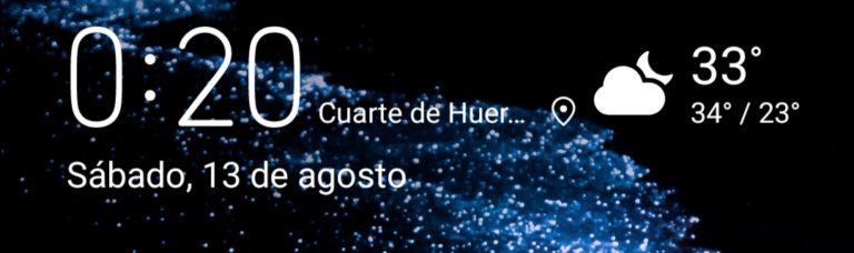 Noche con temperatura tropical en Zaragoza