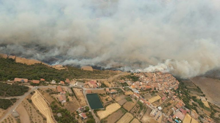 La DPZ trabaja en la valoración de los daños municipales para tramitar «cuanto antes» las ayudas por el incendio de Añón de Moncayo