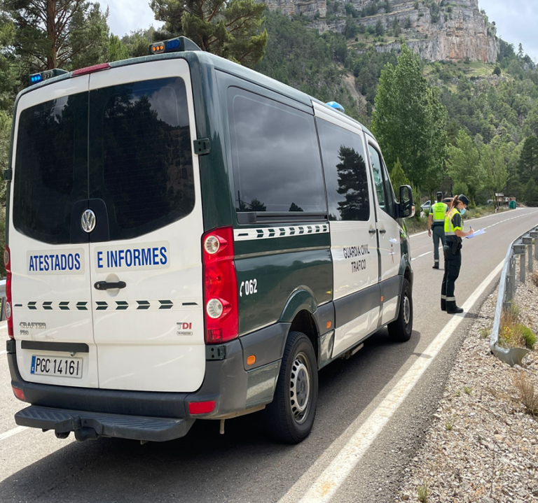 La Guardia Civil de Teruel detiene al conductor de un vehículo que se dio a la fuga tras atropellar a una anciana