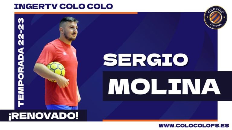 Sergio Molina seguirá al frente del IngerTV Colo Colo Zaragoza