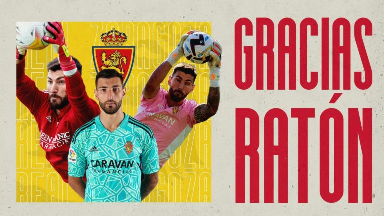 El Real Zaragoza anuncia de forma oficial la no continuidad del guardameta Álvaro Ratón