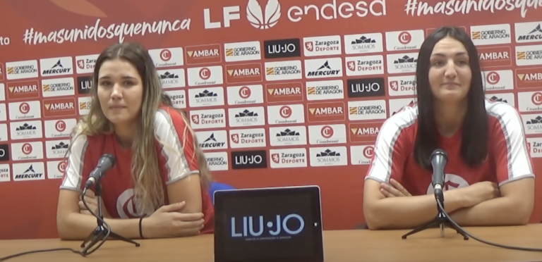 Nerea Hermosa y Ainhoa Gervasini son presentadas con Casademont Zaragoza
