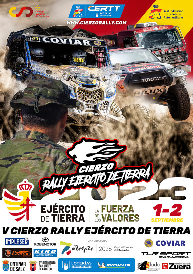 El Cierzo Rally Ejército de Tierra se disputará a inicios de septiembre los días 1 y 2