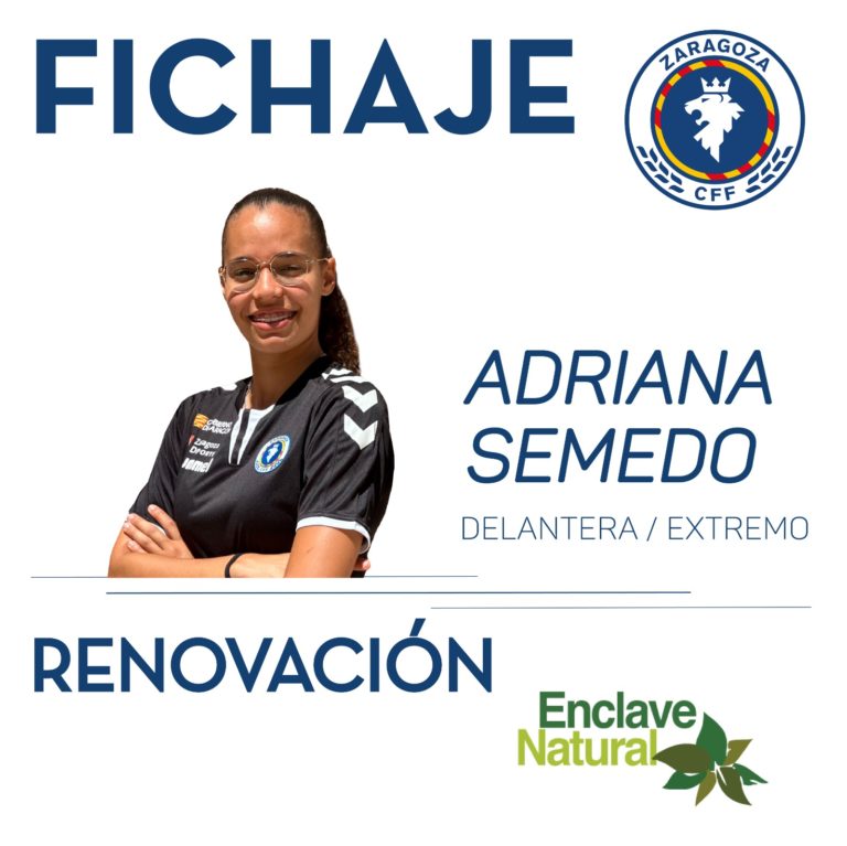 Adriana Semedo llega al Zaragoza CFF para apuntalar el ataque del equipo de Samu Luna