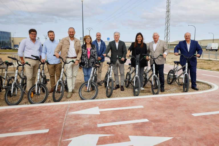 Nuevo carril bici del Polígono Industrial Malpica a Zaragoza