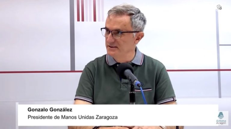 Gonzalo González, Delegado en Aragón de Manos Unidas hace balance del año