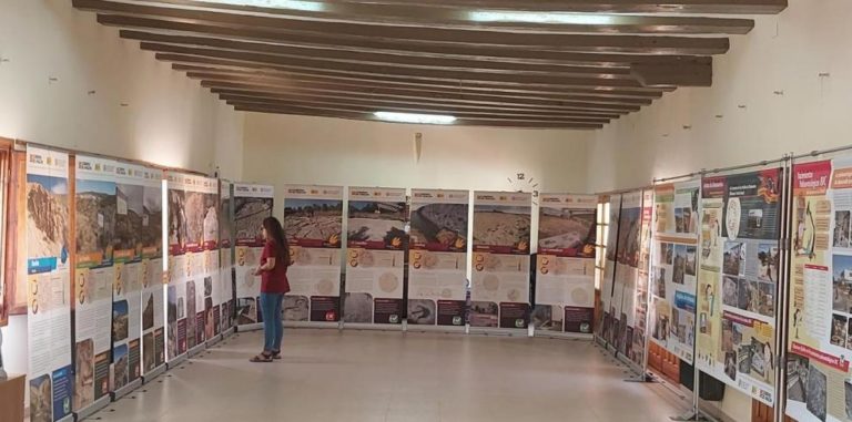 Los yacimientos paleontológicos BIC de la provincia de Teruel se expondrá en Aliaga hasta el próximo 31 de agosto
