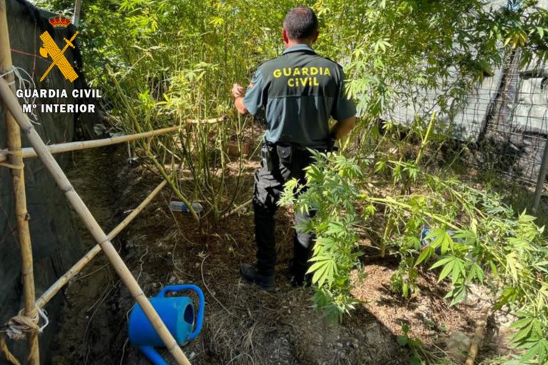 Detenidos dos hombres en Villamayor de Gállego por tráfico de drogas