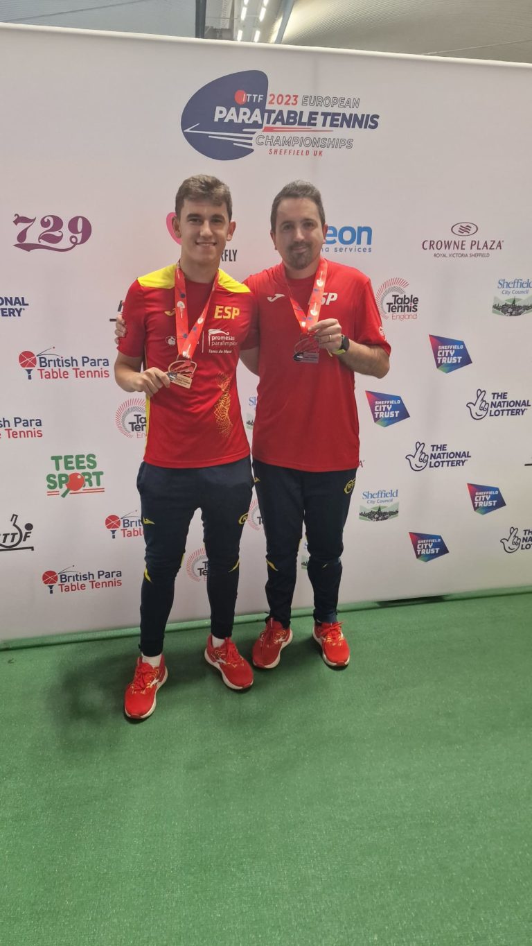 Jorge Cardona consigue la medalla de bronce en el Campeonato de Europa de Tenis de Mesa disputado en Sheffield
