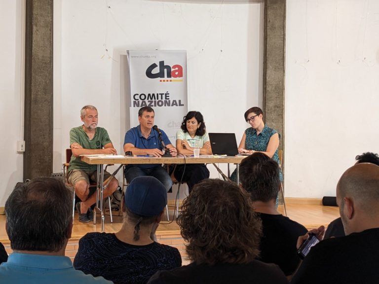 El Comité Nacional de CHA celebra su primera reunión para analizar el nuevo curso político