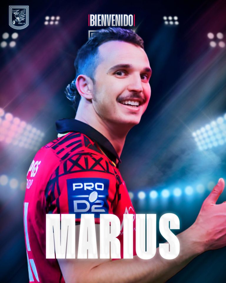 Marius Marty refuerza la posición de zaguero del Fénix Club de Rugby