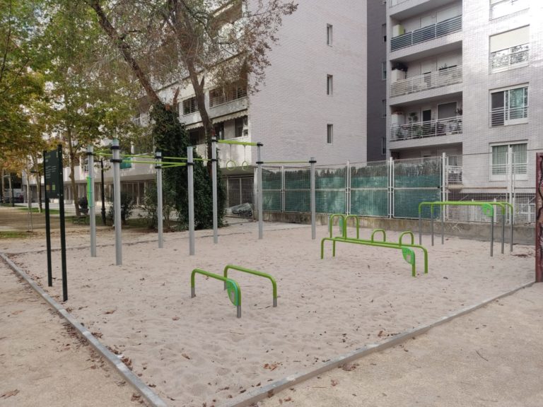 Torrero estrena su nuevo circuito de calistenia al aire libre