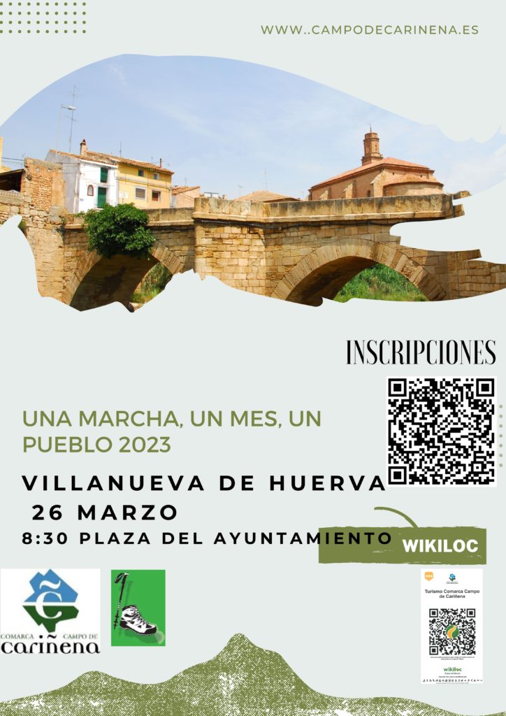 Villanueva de Huerva, su frontón, la cueva Marta, San Vicente y la senda del Calvario, protagonistas de la segunda andada de ‘Una marcha, un mes, un pueblo’