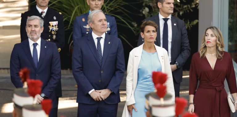 Azcón asiste en Madrid a los actos del 12 de Octubre