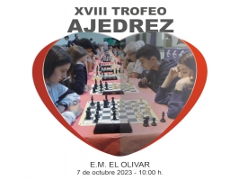 El Trofeo Ciudad de Zaragoza de ajedrez tendrá lugar este sábado, 7 de octubre, en las instalaciones de El Olivar