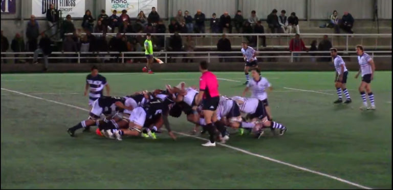 Derrota del Fénix Club de Rugby en el David Cañada ante el Club de Rugby Huesitos La Vila (10-18)